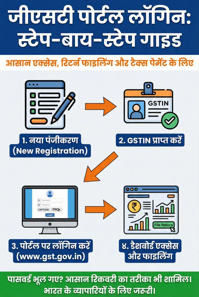 GST Login Process Step-by-Step Guide for Easy Access