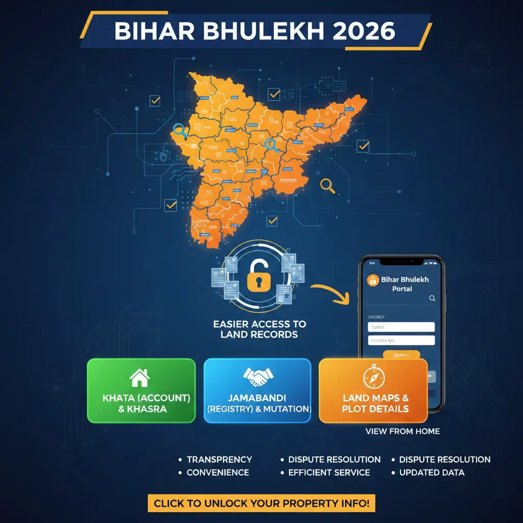 Bihar Bhulekh 2026 Access Land Records, Khata, Khasra & Land Maps Online