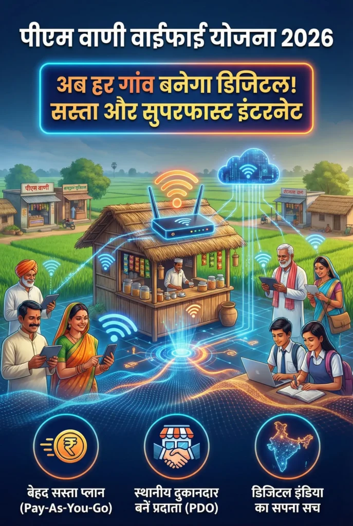 PM WANI WiFi Scheme 2026 Complete Overview of India’s Free Public WiFi Initiative