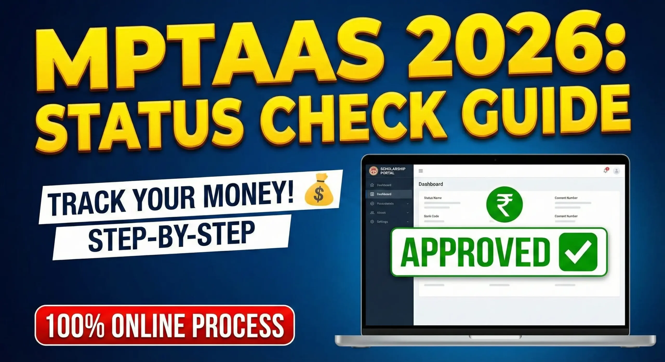 MPTAAS Scholarship Portal Status Check 2026 – Complete Online Process